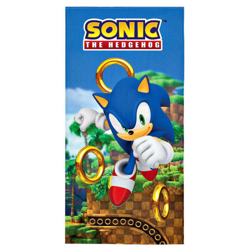 Kit Mochila Infantil Grande Menino Sonic O Filme com Toalha - Chic