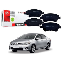 Pastilha freio dianteira ceramica ferodo toyota corolla 2.0 2011 A 2014 Menor preço em Pastilha freio dianteira ceramica ferodo toyota corolla 2.0 2011 A 2014