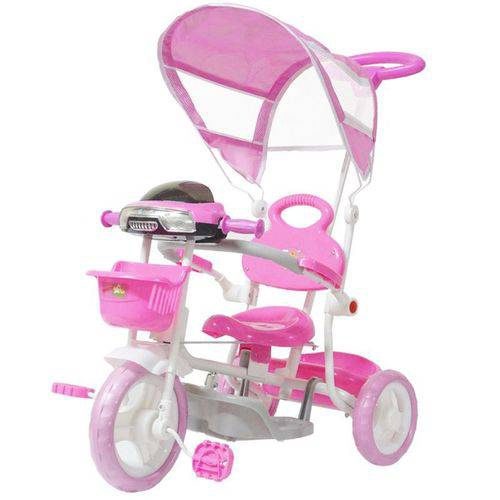 Triciclo Velotrol Infantil Bebe Motoca - Rosa + Empurrador na Americanas  Empresas