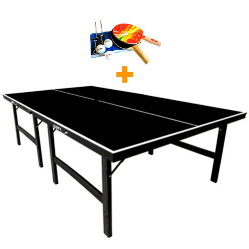 MESA DE TÊNIS DE MESA ( PING PONG ) COR VERMELHA DE 15MM DE MDF. CLOCKSPORT