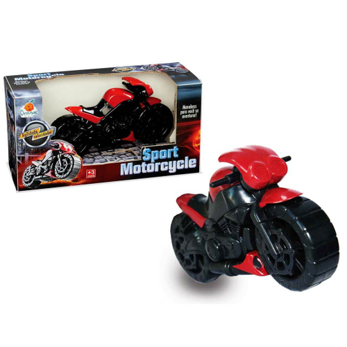 Moto Eletrica Infantil Belfix Big Trail Sport 6V Azul Rodinhas