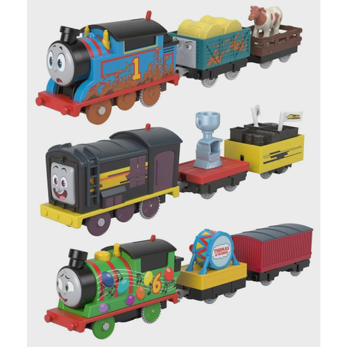 Thomas & Friends Fisher-Price Thomas Annie & Clarabel Motorized Toy Train   Thomas e seus amigos, Trem de brinquedo, Brinquedos thomas e seus amigos