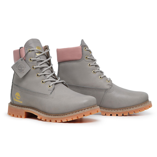 Bota couro sales timberland feminina