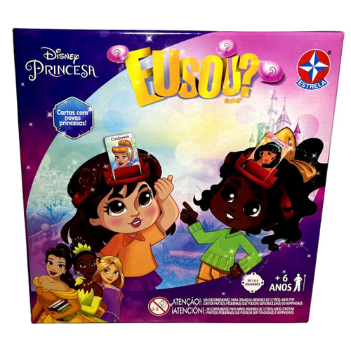 Jogo Infantil Quem Eu Sou Princesas - Disney Princesa - Estrela