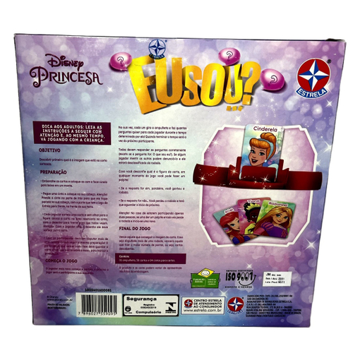 Jogo Infantil Quem Eu Sou Princesas - Disney Princesa - Estrela Brinquedos  no Shoptime