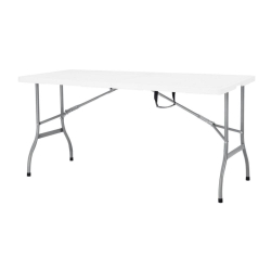 Mesa Dobrável Tipo Maleta 150cm Branco Klimber é boa?