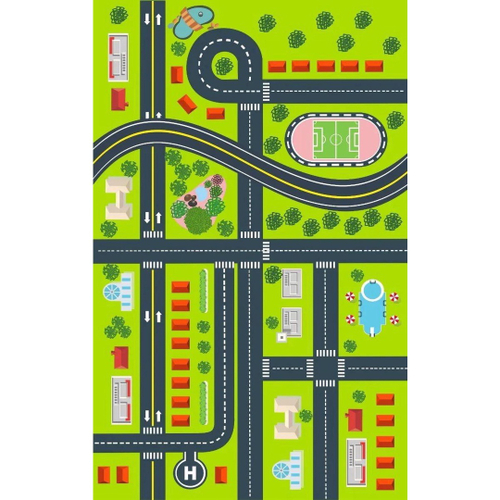 Pista Para Carrinhos HOTCARS Grande Cidade Férias 1,8x1,2m