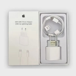 Carregador Completo iphone apple 12 /11/ x/ Xs Fonte 20w usb - c + Cabo lightning conexao original nova type C com garantia! é boa?