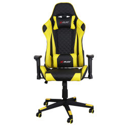 Cadeira Gamer X-ray Ergonômica Preto e Amarelo Menor preço em Cadeira Gamer X-ray Ergonômica Preto e Amarelo