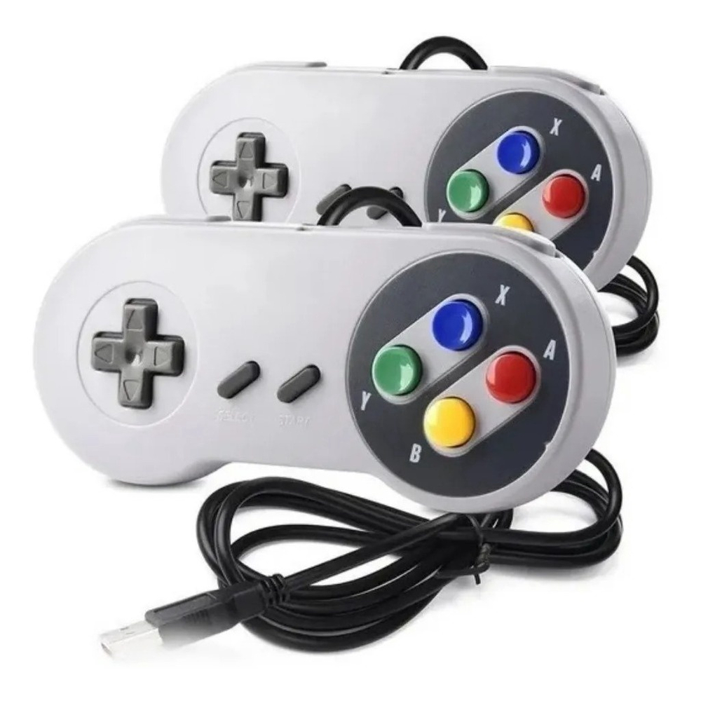 Controle Usb Super Nintendo Famicom Pc Kabum