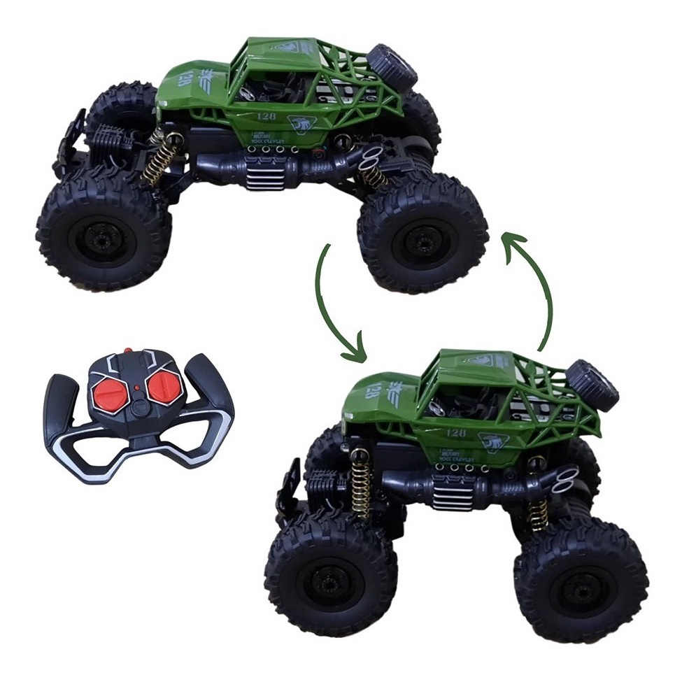 Carrinho De Controle Remoto 4x4 Off Road Drift Maluco