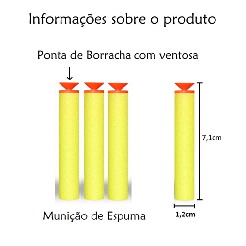 brinquedo arminha com dardos encapsulados exclusivo premium - Escorrega o  Preço