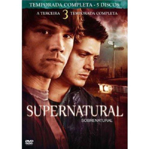 Box Dvd Coleção Supernatural: 3ª Temporada (5 Dvds) no Shoptime