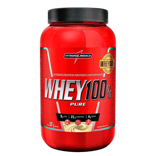 Whey Protein 100% Pure 907G - Integralmedica no Shoptime