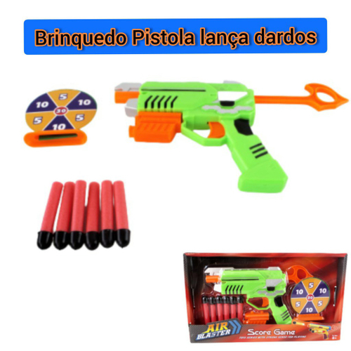 PISTOLA NERF ARMA LANÇA DARDOS ARMINHA DE BRINQUEDO