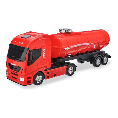 Miniatura Caminhão Brinquedo Infantil Iveco Tanque Gasolina