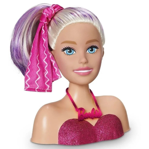 Boneca De Pentear E Maquiar Tipo Barbie Busto Com Maquiagem