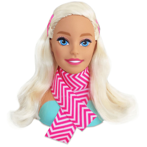 Boneca Barbie Busto Styling Head Faces com 24 Acessórios para