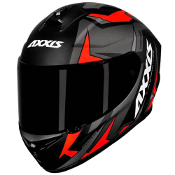 Capacete axxis draken vector preto fosco cinza vermelho Menor preço em Capacete axxis draken vector preto fosco cinza vermelho