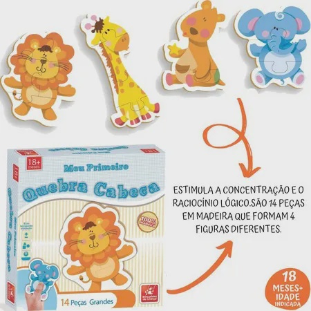 Ravensburger - Quebra-cabeça infantil da coleção 2x24 peças - Dino