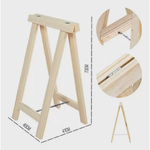 Cavalete De Pinus 40X80Cm Artefato Dicarlo Pi0001