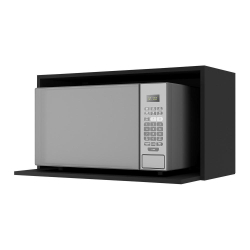 Armário de Cozinha para Microondas 70 cm Veneza gb Multimóveis MP3737 Preto é boa?