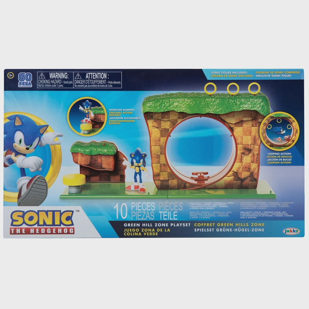 Boneco Sonic Jakks Pacific Sonic Classico Moeda 10