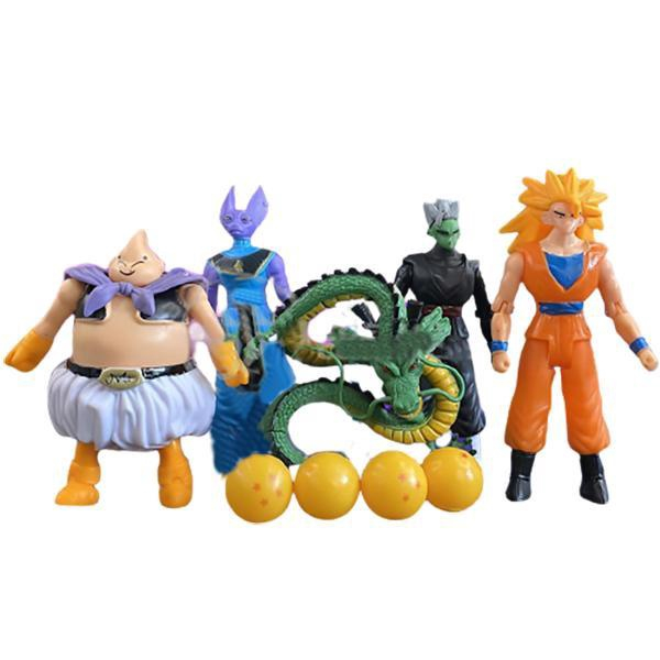 Comprar Kit Dragon Ball Z com Bubu 5 Personagens - Brinquedos Para Crianças