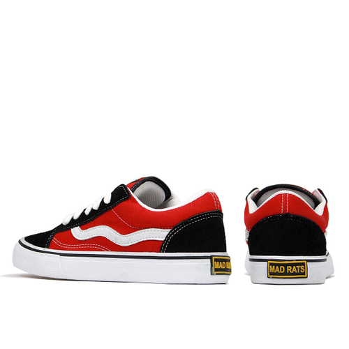 Tenis Mad Rats Preto/Vermelho Old School - VIVA VIVAZZ