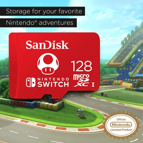 Tarjeta SanDisk microSDXC uhsi para Nintendo Switch em Promoção