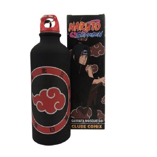 Garrafa Nuvem Akatsuki Preta Com Mosquetão Oficial Naruto - Adrenaland - A  Realidade da Imaginação