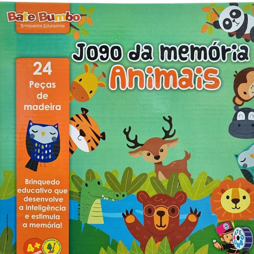 Escolinha Jogo da memória: Animais