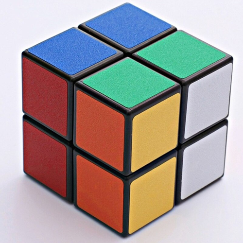 Cubo Mágico Profissional Q1D1 52 QY SpeedCube 2X2 - Super Geek - A