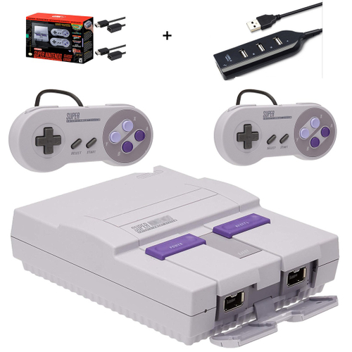 Mini Super Nintendo Compatível Retro 11 Mil Jogos