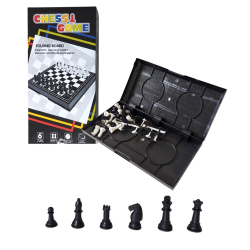 Kit 3 jogo xadrez E dama classic tabuleiro estojo pç maciças em Promoção na  Americanas