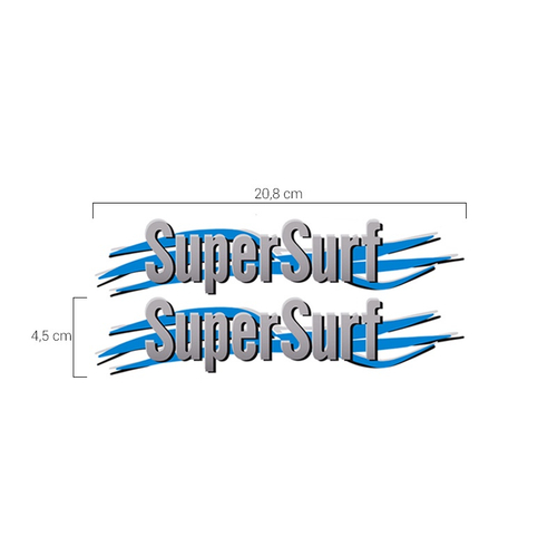 Emblema Adesivo Super Surf Saveiro Parati Gol 2003 A 2008