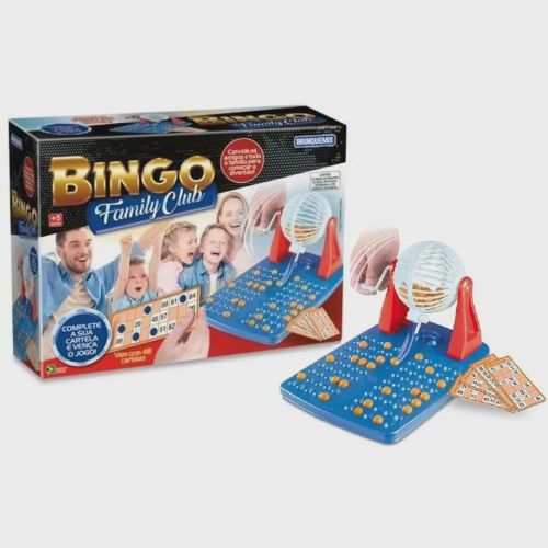 Bingo Infantil Jogo Brinquedo Globo 100 Cartelas 90 Bolinhas