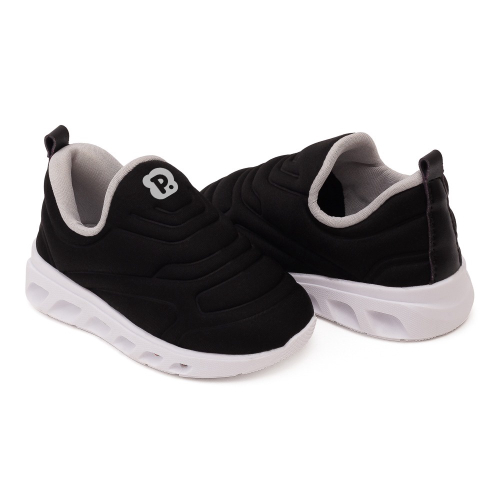 T nis Infantil Masculino Led Preto Pimpolho Tamanho 22 Cor Preto
