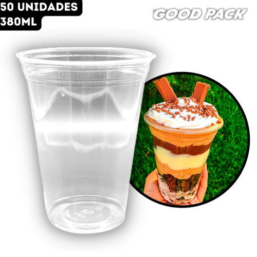 Jogo 3 Taças Copo De Vidro 340ml Milk Shake Suco Sorvete