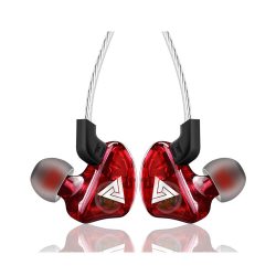 Fone De Ouvido Qkz Ck5 Com Microfone - Retorno De Palco - Vermelho Menor preço em Fone De Ouvido Qkz Ck5 Com Microfone - Retorno De Palco - Vermelho