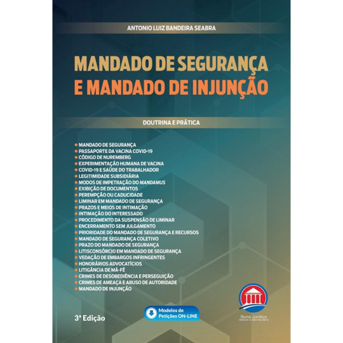 Mandado De Seguranca E Mandado De Injuncao | Submarino