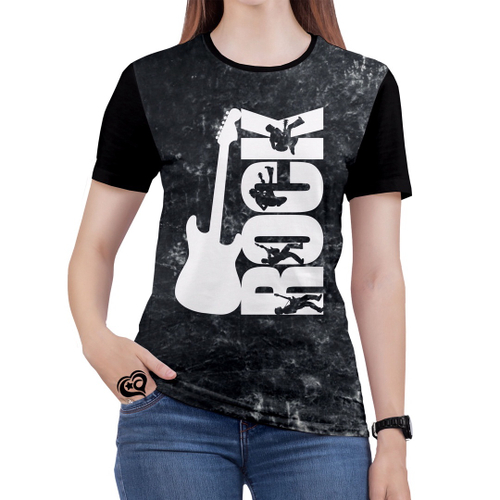 Camisa sales feminina rock