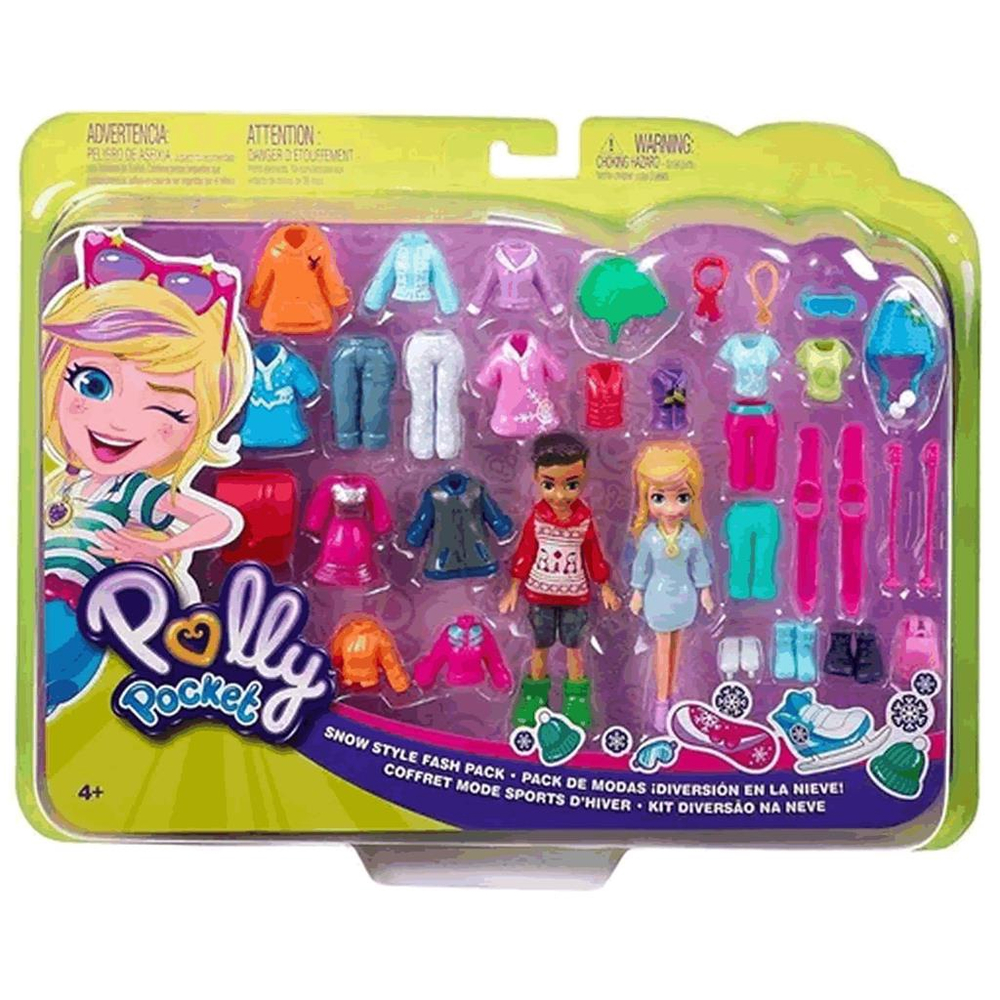 Polly Pocket Amigos na Moda Mod1 - Mattel - nivalmix