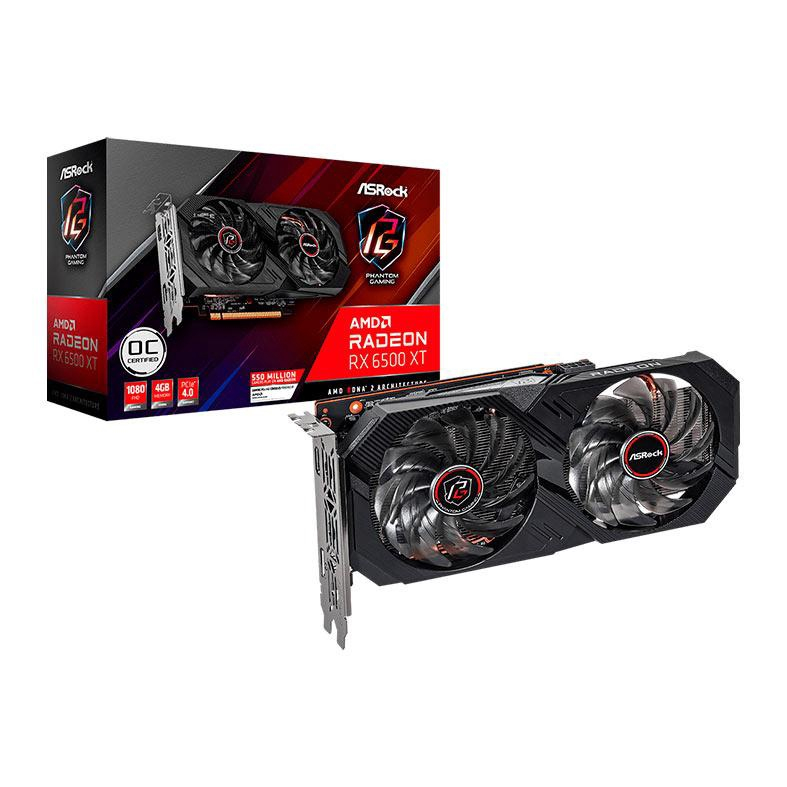 Placa de video asrock radeon rx 5500 xt best sale 8gb gddr6 phantom gaming d oc