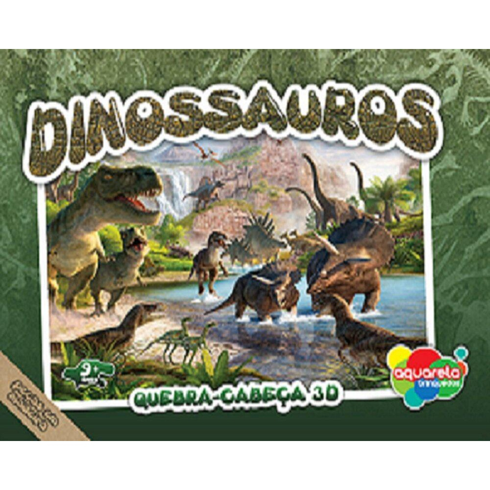 COMBO DINOSSAUROS - QUEBRA-CABEÇA 3D