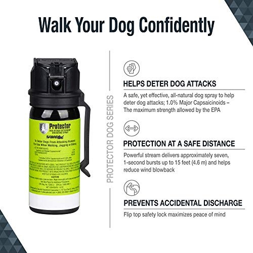 Sabre red Maxim Strength Protector Pepper Spray Dog Attack Deterrent