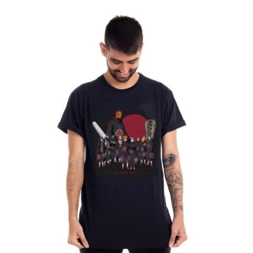 Camiseta Manga Longa Naruto Akatsuki