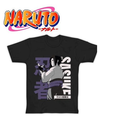 Camiseta Sasuke Uchiha Narut Mangá Desenho Anime Otaku 960 no Shoptime