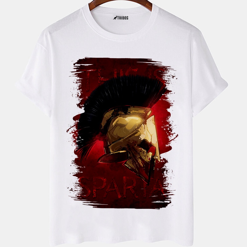 Camiseta masculina 300 This Is Sparta Filme Cinema Arte Camisa