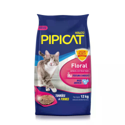 Areia Higiênica Pipicat Floral para Gatos 12KG é boa?
